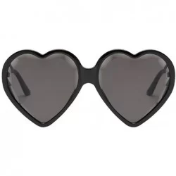 Square Heart Shaped Sunglasses - Womens Man Frame Vintage Retro Cat Eye Cute Eyewear - Multicolor -F - CC18OM62DN2 $17.02