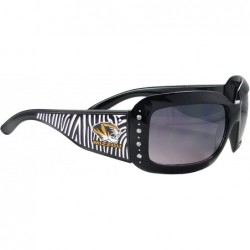 Sport Missouri Mizzou Tigers MU Black Zebra Print Clear Crystals Sunglasses S4ZB - C411CTCEX4N $25.66
