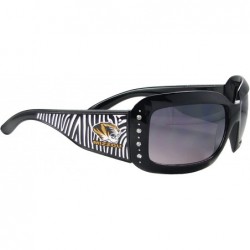 Sport Missouri Mizzou Tigers MU Black Zebra Print Clear Crystals Sunglasses S4ZB - C411CTCEX4N $17.22