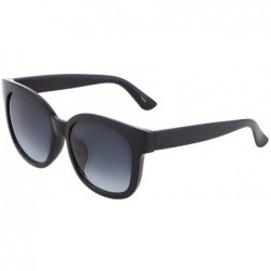 Wayfarer Men Women Sunglasses Pop Color Frame Mirror Lens Gift Box Set - Black - CB17Y0ZXD7G $18.64