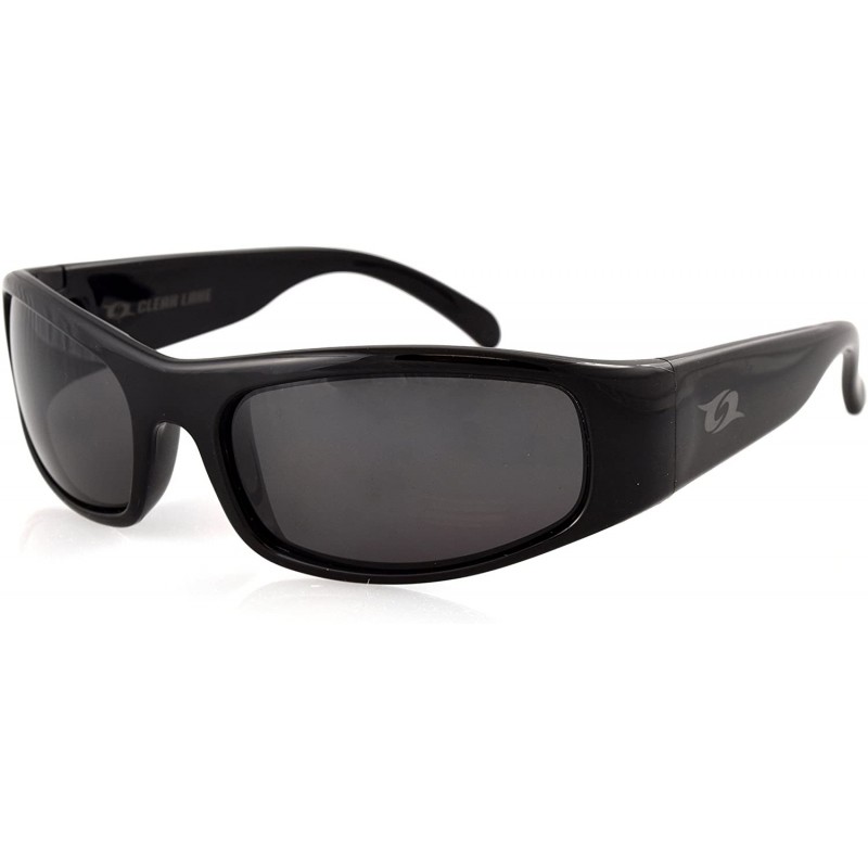 Rectangular Manatee Polarized Sports Sunglasses for Men Women Fishing Running Hiking Running Cycling - Black - C912N7981H5 $1...