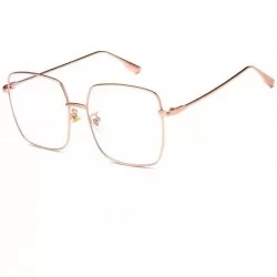 Square Unisex Sunglasses Fashion Gold Grey Drive Holiday Square Non-Polarized UV400 - Pink White - C118RI0TK32 $18.74