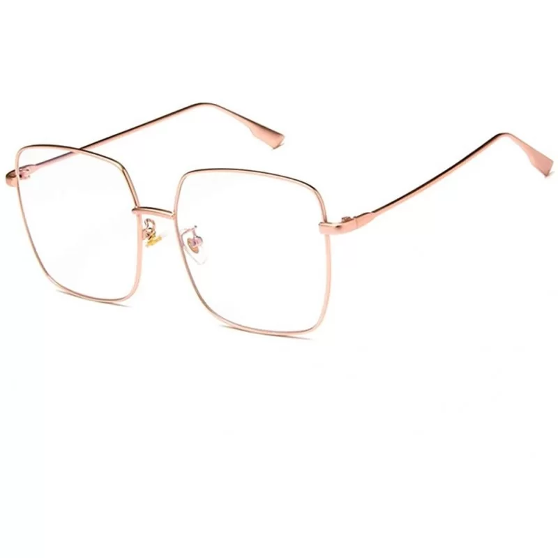 Square Unisex Sunglasses Fashion Gold Grey Drive Holiday Square Non-Polarized UV400 - Pink White - C118RI0TK32 $8.25