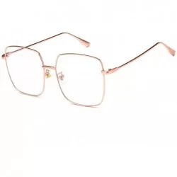 Square Unisex Sunglasses Fashion Gold Grey Drive Holiday Square Non-Polarized UV400 - Pink White - C118RI0TK32 $8.25