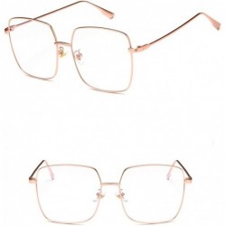 Square Unisex Sunglasses Fashion Gold Grey Drive Holiday Square Non-Polarized UV400 - Pink White - C118RI0TK32 $8.25