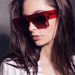 Oval Sunglasses For Women Polarized UV Protection - REYO Fashion Unisex Vintage Big Frame Sunglasses Glasses Eyewear - CH18NW...