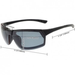 Sport Polycarbonate Polarized TR90 Unbreakable Sport Sunglasses - Clear/G15 - CZ12O8GZ9LN $15.96