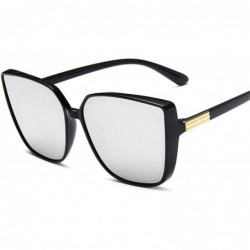 Cat Eye Retro Cat Eye Sunglasses Women Luxury Brand Designer Vintage Glasses Square Oversize Sun Female Eyewear UV400 - 3 - C...