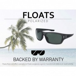 Wrap Polarized Sunglasses F-4330 - Matte Gray - C418AX25XS7 $49.48