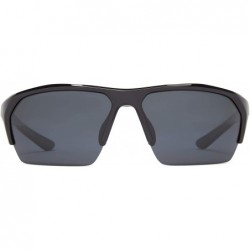 Sport Arc - Matte Blue Frame/Blue Mirror Polarized Lens - Gray Lens - CS18AL6N7C7 $36.99