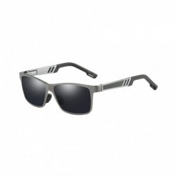 Round Vintage Men Polarized Sunglasses Metal Framework Sun Glasses Gift for Friends - 2 - C1199QHXN6K $32.41