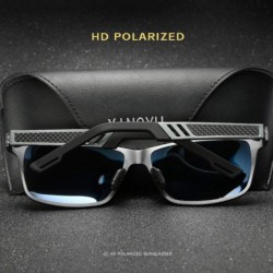 Round Vintage Men Polarized Sunglasses Metal Framework Sun Glasses Gift for Friends - 2 - C1199QHXN6K $16.60