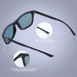 Sport Unisex Polarized Sunglasses Classic Stylish Sun Glasses for Man Women 100% UV Protection - Blue - CM18U0MMUDH $11.86