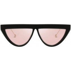 Rimless Vintage Small Semicircle Shape Sunglasses Glasses Retro Style For Unisex Women Men - C - C6196M2D447 $19.24
