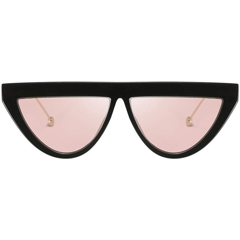 Rimless Vintage Small Semicircle Shape Sunglasses Glasses Retro Style For Unisex Women Men - C - C6196M2D447 $11.75