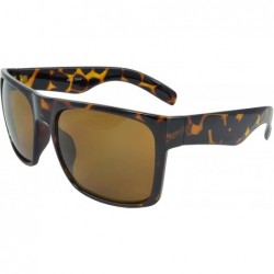 Square Vintage Retro Eyewear Flintwood Square Fashion Sunglasses - Brown Leopard - C811I0I4CG9 $10.21