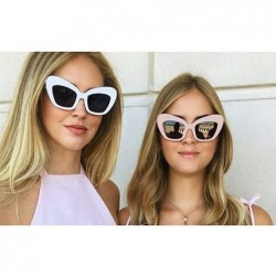 Goggle Fashion Vintage Irregular Big Frame Sunglasses-Retro Eyewear Fashion Ladies Man - C - CO18Q548HO8 $10.65