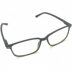 Wayfarer Computer Reading Glasses Reduce Eyestrain-Anti Blue Rays-UV Protection - Black - C318NRMNRAX $8.42