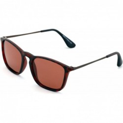 Rectangular Polarized Rectangular P3 Keyhole Sunglasses- Unisex Lightweight Shades for Women or Men - CS18GEL909I $8.84