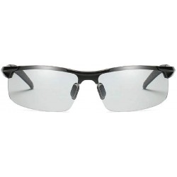 Rimless Photochromic Polarized Semi Rimless Sunglasses Chameleon - CO197R3QY0T $46.67