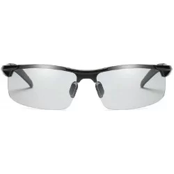 Rimless Photochromic Polarized Semi Rimless Sunglasses Chameleon - CO197R3QY0T $71.95