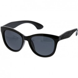 Square Women's Caliente Square Reading Sunglasses - Black - 54 mm + 1 - CX1874TDM3I $29.55