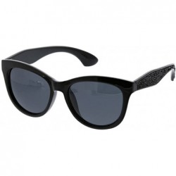 Square Women's Caliente Square Reading Sunglasses - Black - 54 mm + 1 - CX1874TDM3I $17.51