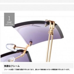 Goggle SunFrameless Diamond Cut Suitable Shopping - A3 - C7190RA8CAA $26.32