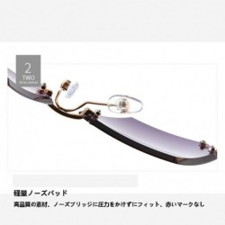 Goggle SunFrameless Diamond Cut Suitable Shopping - A3 - C7190RA8CAA $26.32