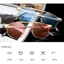 Oval Women Tiny Sunglasses with Small Oval Lens And Metal Frames Optional - Red - CY18CAL2KET $13.28