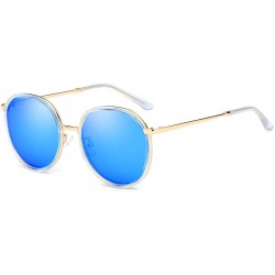 Oversized Cateye Women Sunglasses Polarized UV Protection Driving Sun Glasses for Fishing Riding Outdoors - 1001- Blue Lens -...