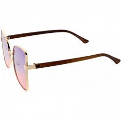 Oversized Butterfly Frame 70s Retro Fashion Sunglasses - Purple - C618UDRDUHT $9.13