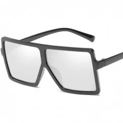 Round Classic style Trapezoidal Large Frame Sunglasses for Men or Women PC AC UV400 Sunglasses - Style 8 - C818SZU6RX2 $28.21