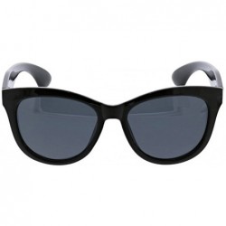 Square Women's Caliente Square Reading Sunglasses - Black - 54 mm + 1 - CX1874TDM3I $17.51