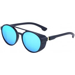 Sport Glasses for Men-Vintage Eye Sunglasses Retro Eyewear Fashion Radiation Protection - 4332bu - CR18RR2KHD6 $12.77