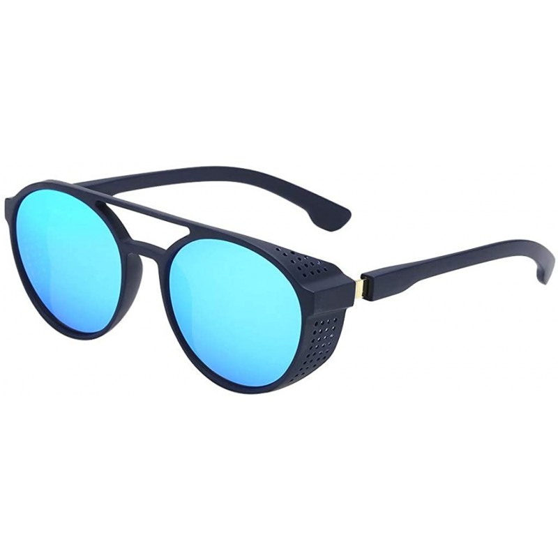 Sport Glasses for Men-Vintage Eye Sunglasses Retro Eyewear Fashion Radiation Protection - 4332bu - CR18RR2KHD6 $12.77