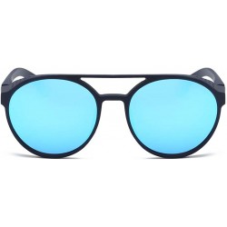 Sport Glasses for Men-Vintage Eye Sunglasses Retro Eyewear Fashion Radiation Protection - 4332bu - CR18RR2KHD6 $12.77