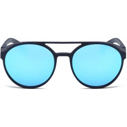 Sport Glasses for Men-Vintage Eye Sunglasses Retro Eyewear Fashion Radiation Protection - 4332bu - CR18RR2KHD6 $12.77