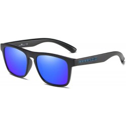 Sport Retro Polarized Sunglasses for Men/Women UV Protection Ultra Light Classic Rectangular Mirrored Sun Glasses P8816 - CF1...