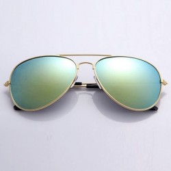 Aviator Hot Sale! Designer Sunglasses-Men Women Classic Metal Aviator Glasses Polarized UV Protection Eyewear (D) - D - C718Q...