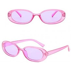 Goggle Unisex Small Frame Sunglasses Vintage Irregular Shape Sun Glasses - E - CH18OAIIYNA $8.00