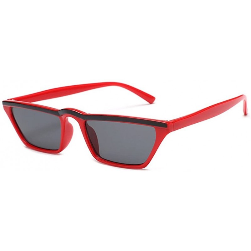 Square retro square sunglasses personality small frame glasses - C5 - CS18CYEY2NZ $42.75