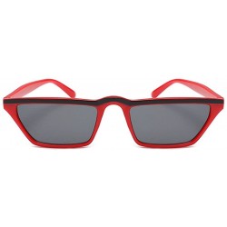 Square retro square sunglasses personality small frame glasses - C5 - CS18CYEY2NZ $42.75