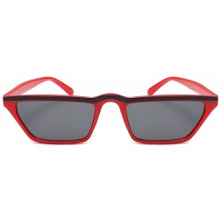 Square retro square sunglasses personality small frame glasses - C5 - CS18CYEY2NZ $42.75