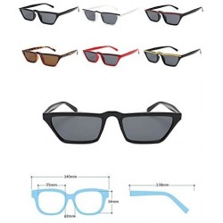 Square retro square sunglasses personality small frame glasses - C5 - CS18CYEY2NZ $42.75