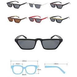 Square retro square sunglasses personality small frame glasses - C5 - CS18CYEY2NZ $20.58