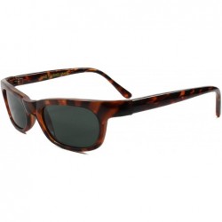 Rectangular Vintage Mens Womens Hippy Small Rectangular Sunglasses Frame - Tortoise & Black - C818T30DX2K $10.46