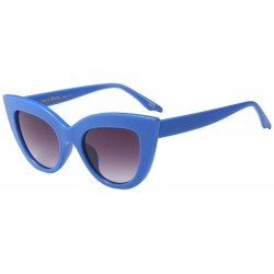Goggle Fashion Vintage Cat Eye Big Frame Sunglasses-Retro Eyewear Fashion Ladies Man - D - CJ18Q66D7XK $17.68