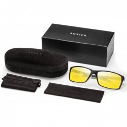 Sport Anti-Glare Polarized Yellow Lens Day & Night Driving Glasses for Men & Women - Yellow-1 - CN18T2HUYHN $21.68