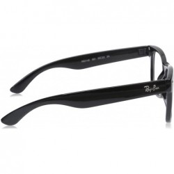 Wayfarer New OG Vintage Buddy NERD Wayfarer Blues Brothers Clear Sunglasses - Black - CO112UJ6I1B $10.95